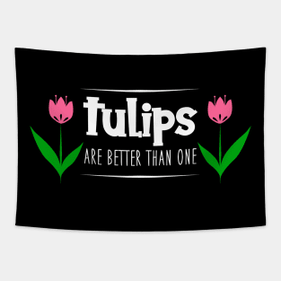 Tulips Quote Tapestry