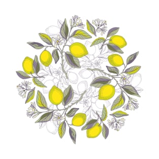 Lemon pattern T-Shirt