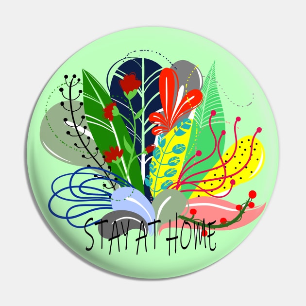 STAY AT HOME Pin by MAYRAREINART