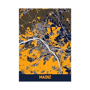 Mainz - Germany Bluefresh City Map T-Shirt