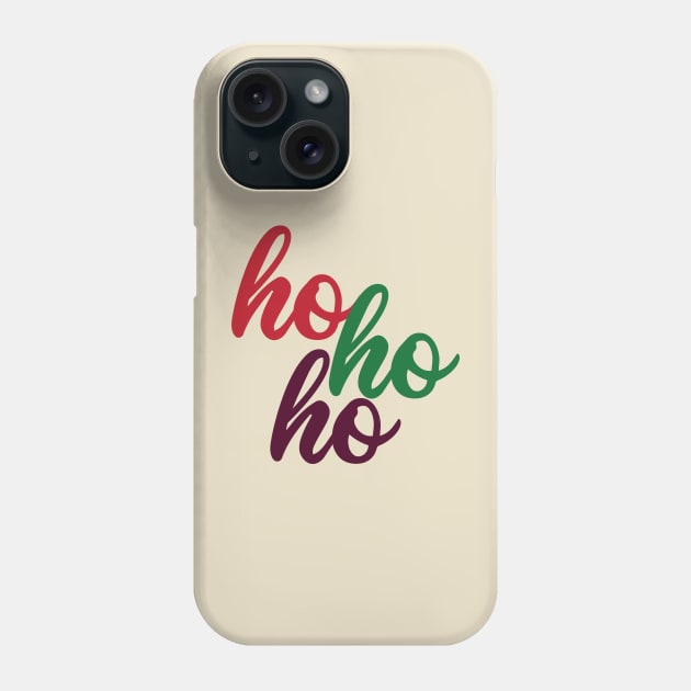 HoHoHo Christmas Phone Case by DesignsandSmiles