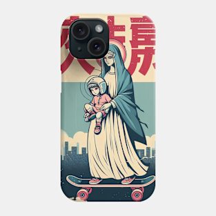 Mysterious Skater Virgin Mary Phone Case