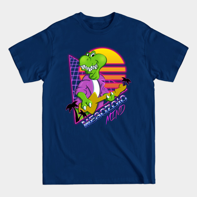 Discover Mesozoic Mind 80's Retro - Dinosaurs - T-Shirt