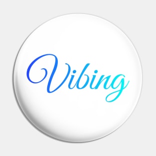 Vibing chill blue vibes Pin