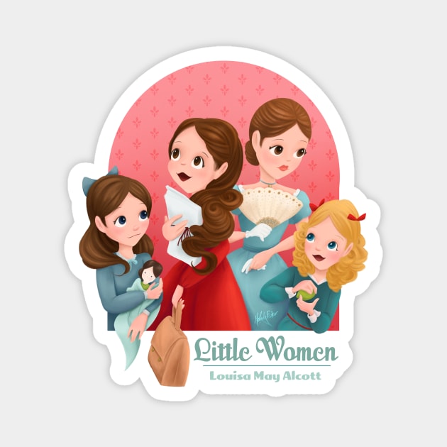 Little Women Magnet by LunarFox