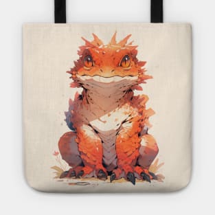 Adorable bearded dragon Tote