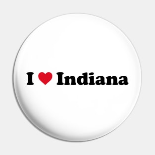 I Love Indiana Pin