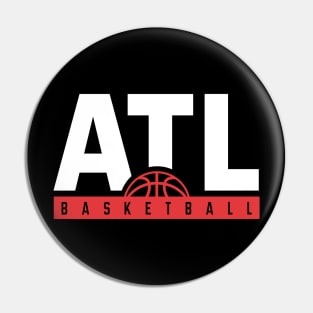 Atlanta Basketball Fan Tee Pin