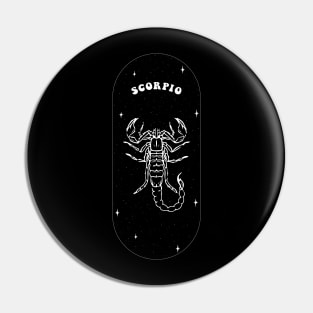 Scorpio Zodiac Sign - Astrological sign Pin