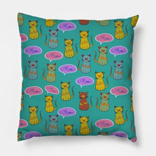 Cat Pattern Pillow