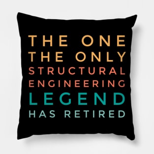 The Structural Engineering Legend Has Retired Pillow