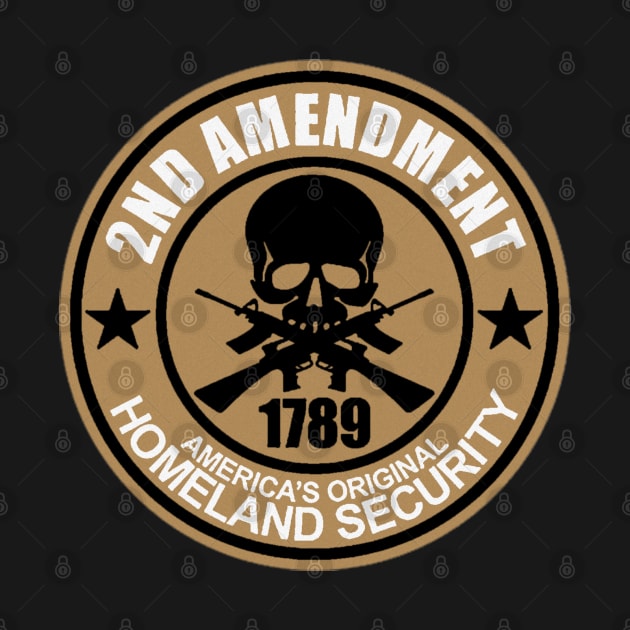 2nd Amendment - Homeland Security by  The best hard hat stickers 