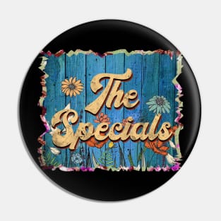 Vintage Specials Name Flowers Limited Edition Classic Styles Pin