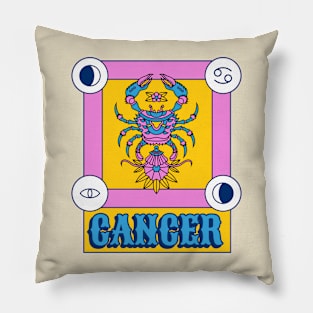 cancer zodiac sign Pillow