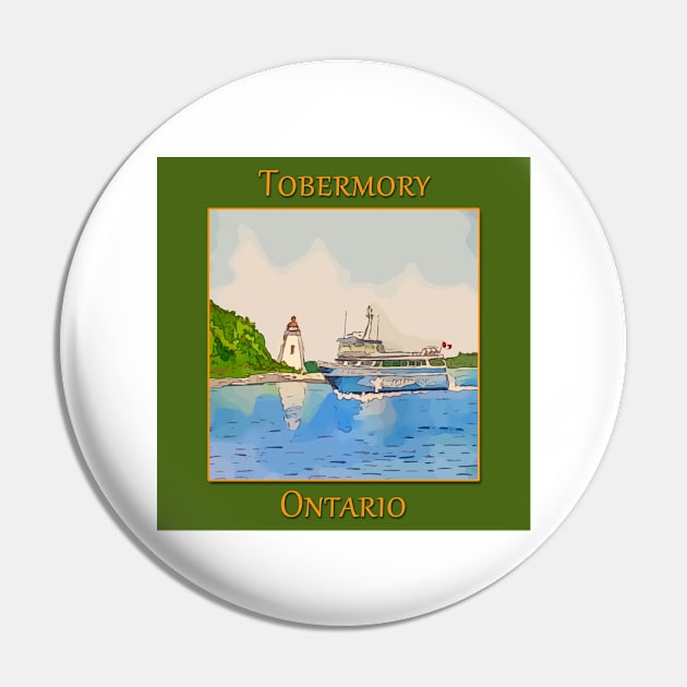 Tobermory Big Tub Lighthouse and Glass Bottom Boat - WelshDesigns Pin by WelshDesigns