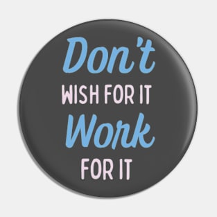 Motivational Success Quote Pin