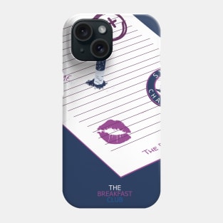 The Breakfast Club film print Phone Case