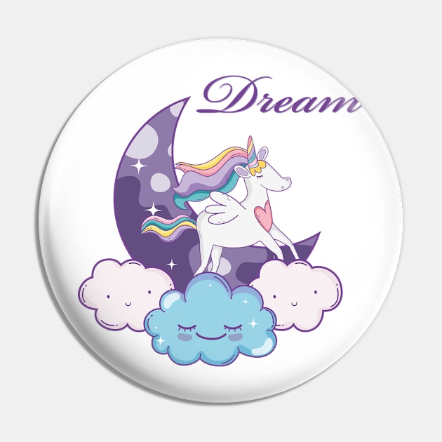 Unicorn dream Pin by Johnny_Sk3tch