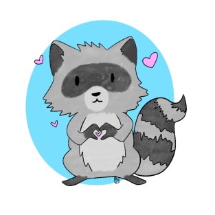 Little Raccoon Love T-Shirt