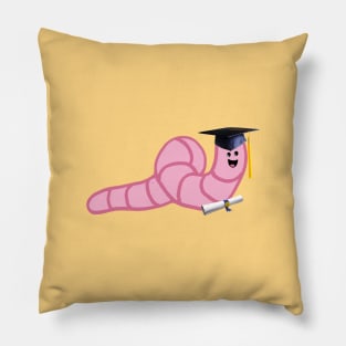 worm (graduate) Pillow