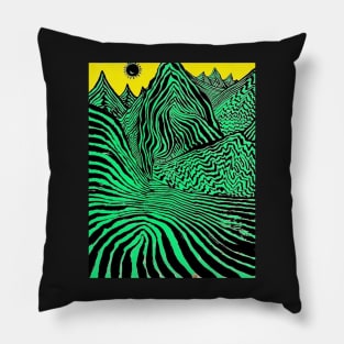 Neon Nature Pillow