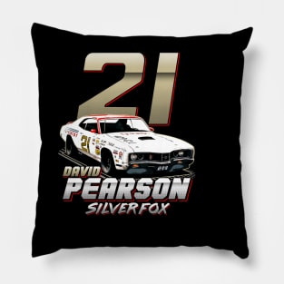 David Pearson 21 Silver Fox 70s Retro Pillow