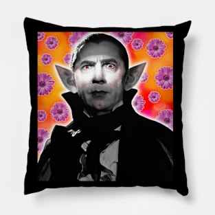 LUGOSI DRACULA and DAISIES! Pillow