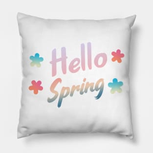 Hello Spring Colorful - Light ver. Pillow