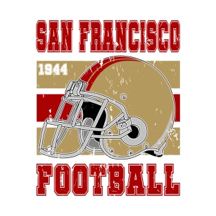 San Francisco Retro Football T-Shirt