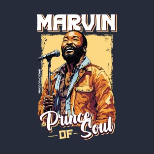 Marvin Gaye | Yellow Background T-Shirt