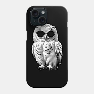 Snow Owl Elegance Phone Case