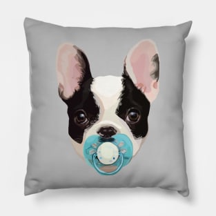 Baby Bulldog 2 Pillow