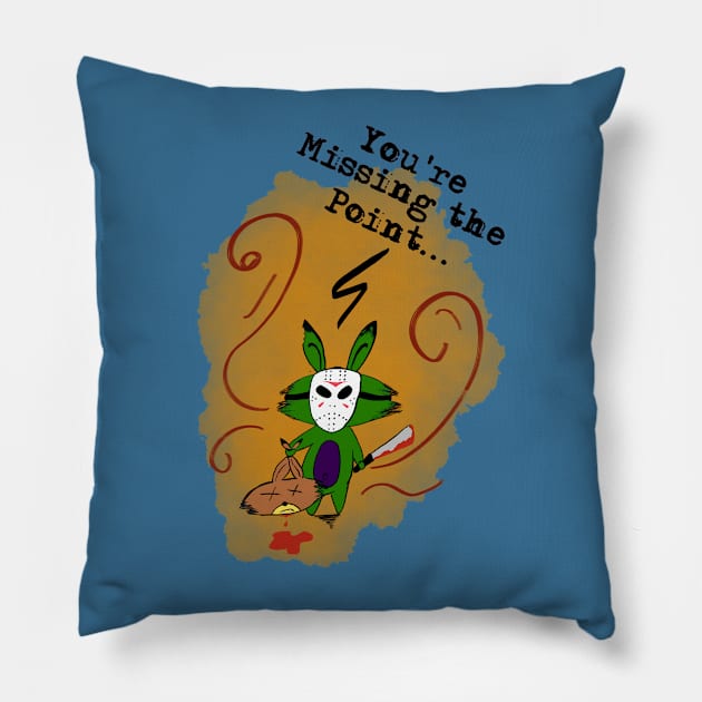 You're Missing the Point - Halloween Pillow by Lonely_Busker89