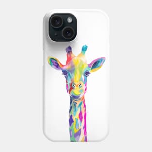 Rainbow Giraffe Phone Case