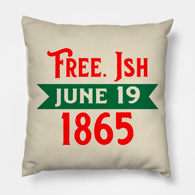 FREEISH JUNE 19 Pillow by Banned Books Club