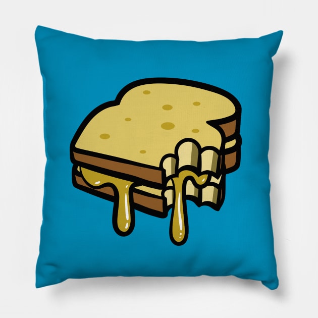 Grilled Cheese Sandwich Pillow by OsFrontis