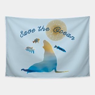 Save the Ocean Tapestry