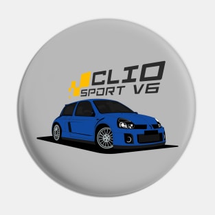 Renault Clio V6 (Blue) Pin