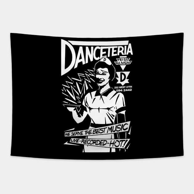 Ny nightclub punk new wave venue 80's Tapestry by TeeFection