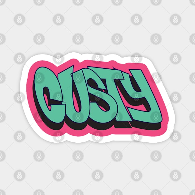 Custy Magnet by threeonethree