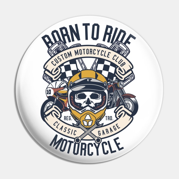 Born to Ride Pin by silent_warrior
