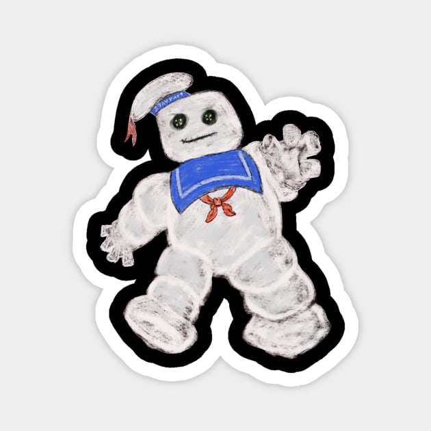 Ghostbusters Medi-Corps Stay Puft Tee Magnet by Ghostbustersmedicorps