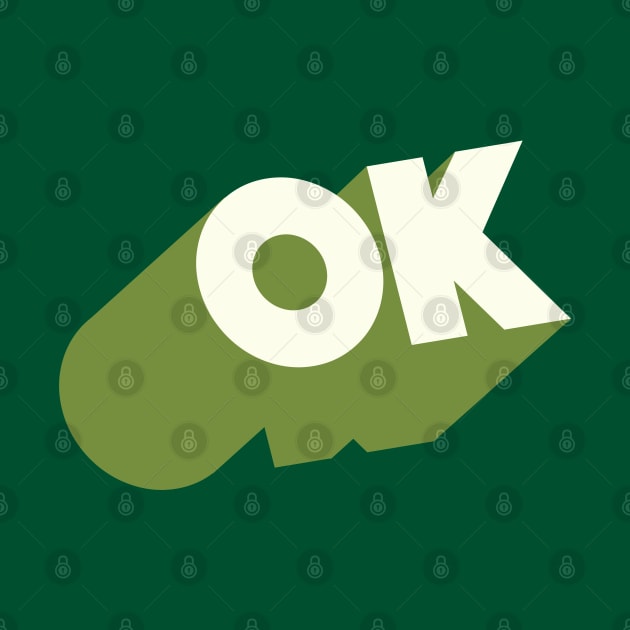 OK //// Ok Logo Blocky Design #2 by DankFutura