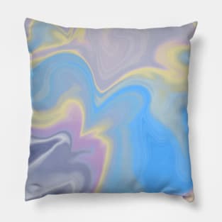 Abstract Watercolour pastel splash Pillow