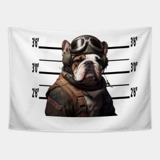 Usual Suspect Bulldog Tapestry