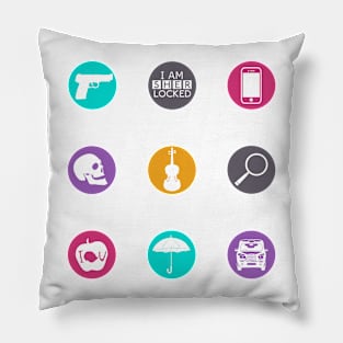 Sherlock Items Pillow