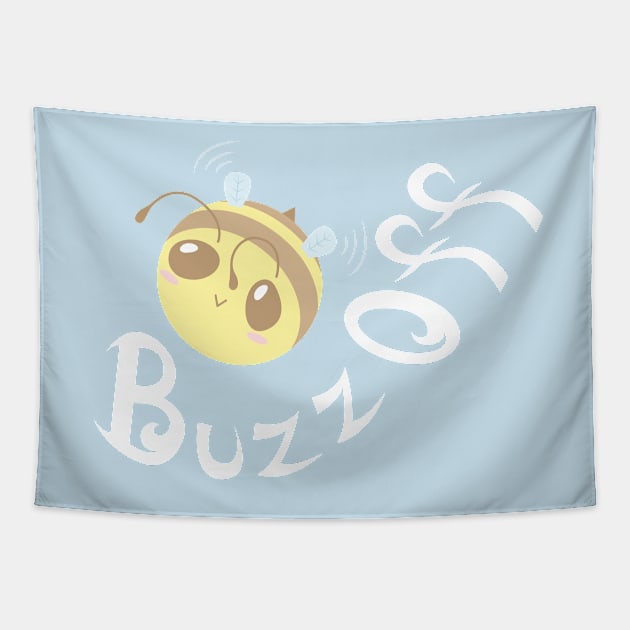 Buzz Off Tapestry by AlexMathewsDesigns