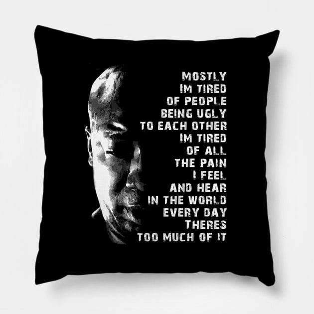 I'm Tired Boss Pillow by marengo