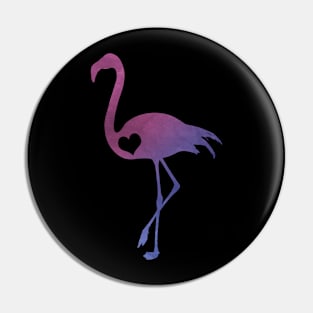 Adore Pink Flamingos Pin