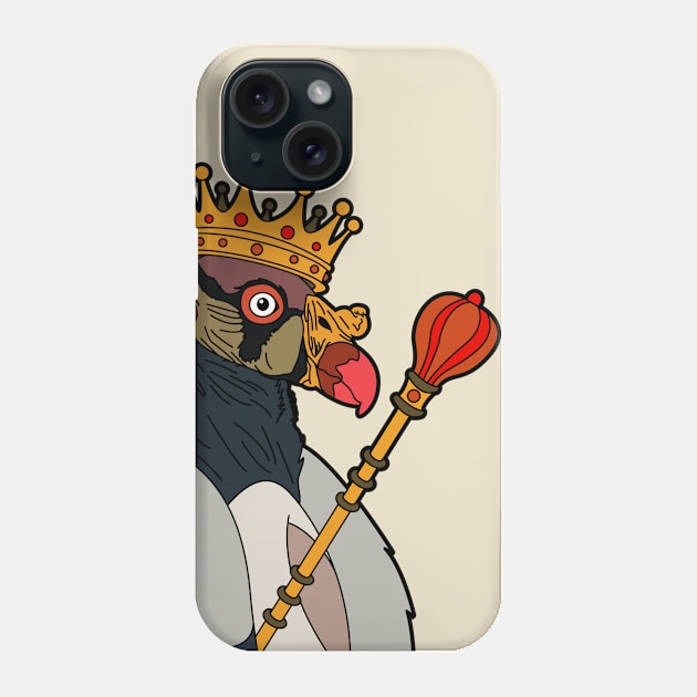 King Vulture Phone Case by ProcyonidaeCreative